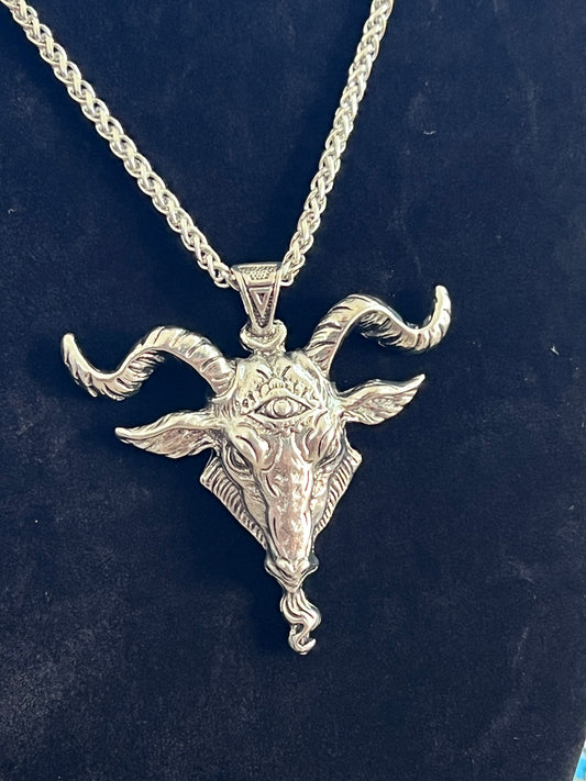 Bull Head Skull Necklace